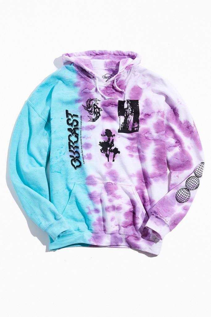 Outcast Dip Dye Hoodie Sweatshirt Urban Outfitters