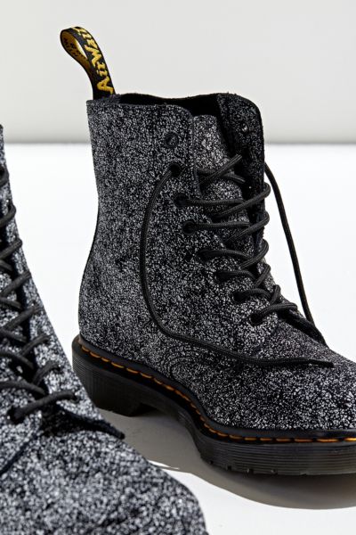 1460 pascal leather splatter print boots