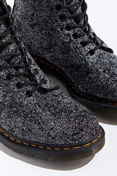 1460 pascal leather splatter print boots