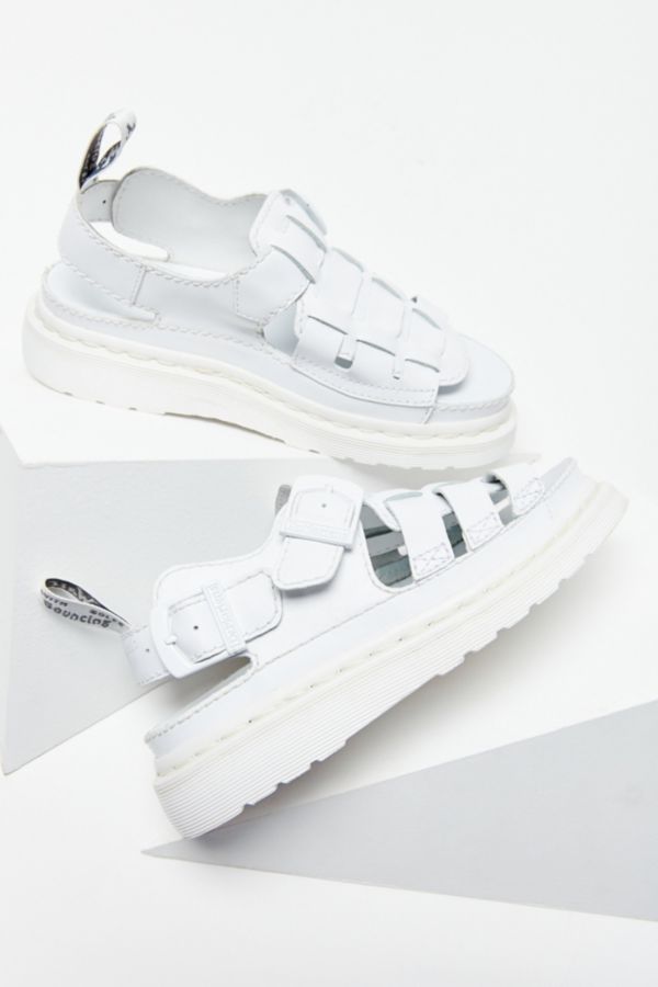 mono leather fisherman sandals