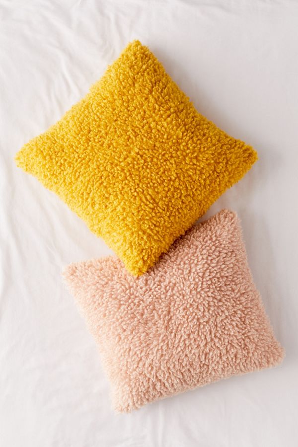 Oversized Faux Fur Throw Pillow Urban Outfitters