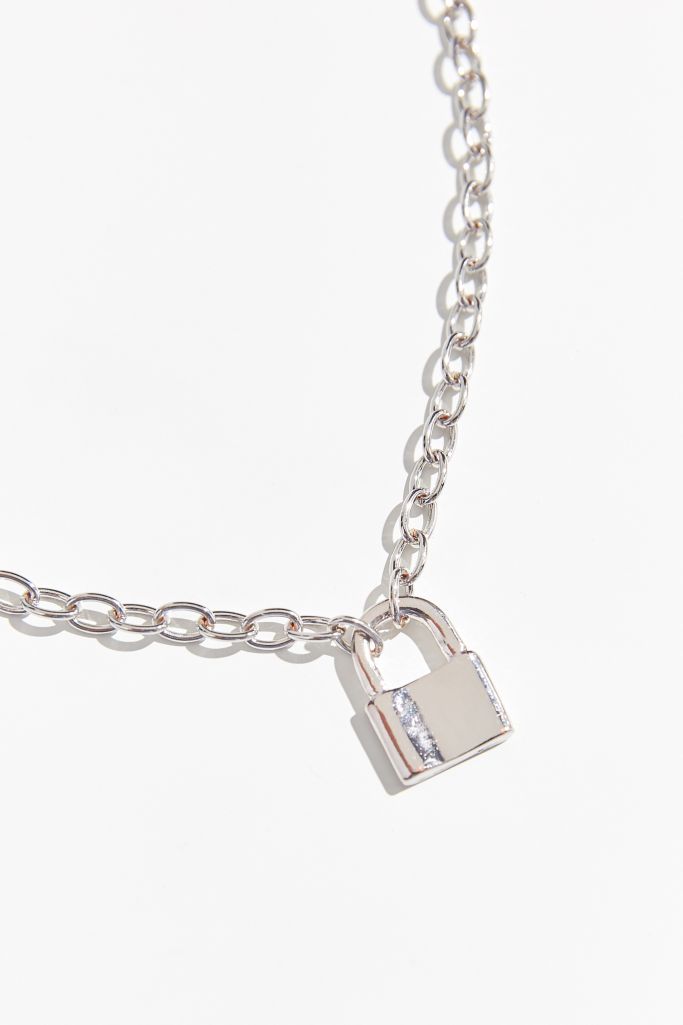 Padlock Chain Necklace | Urban Outfitters