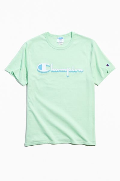 champion embroidered script logo