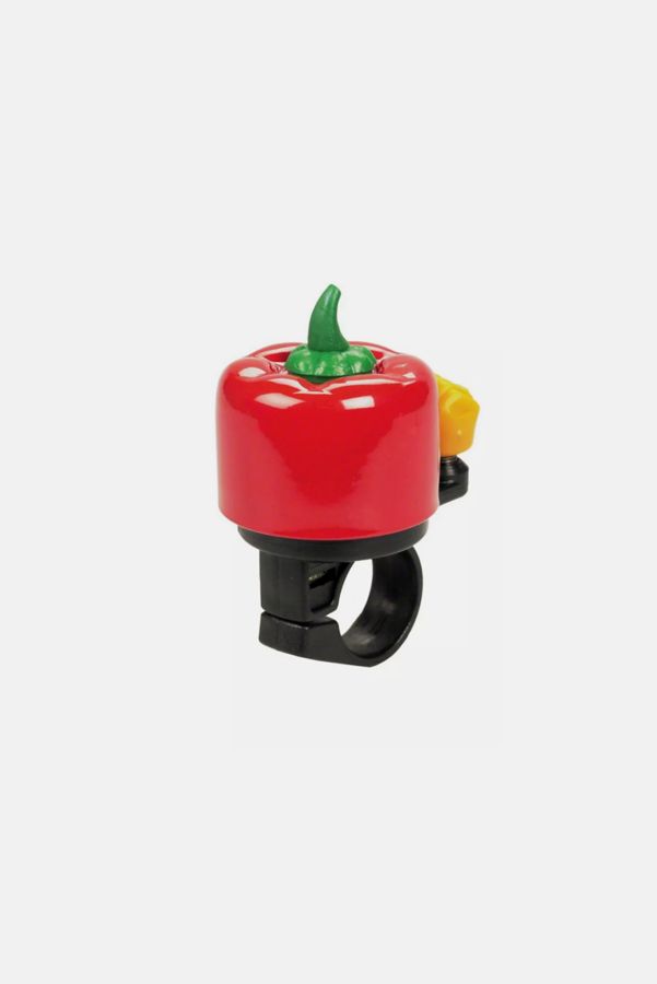 Slide View: 1: Dimension Red Pepper Mini Bicycle Bell