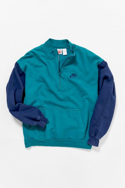 nike vintage half zip