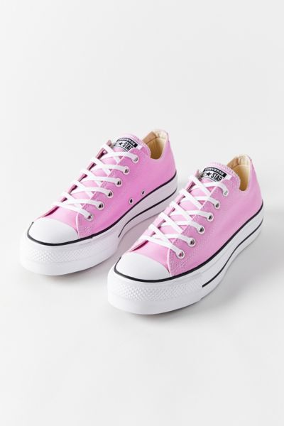 pink converse platform sneakers 