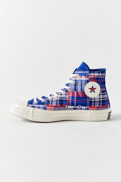 converse chuck 70 plaid high top