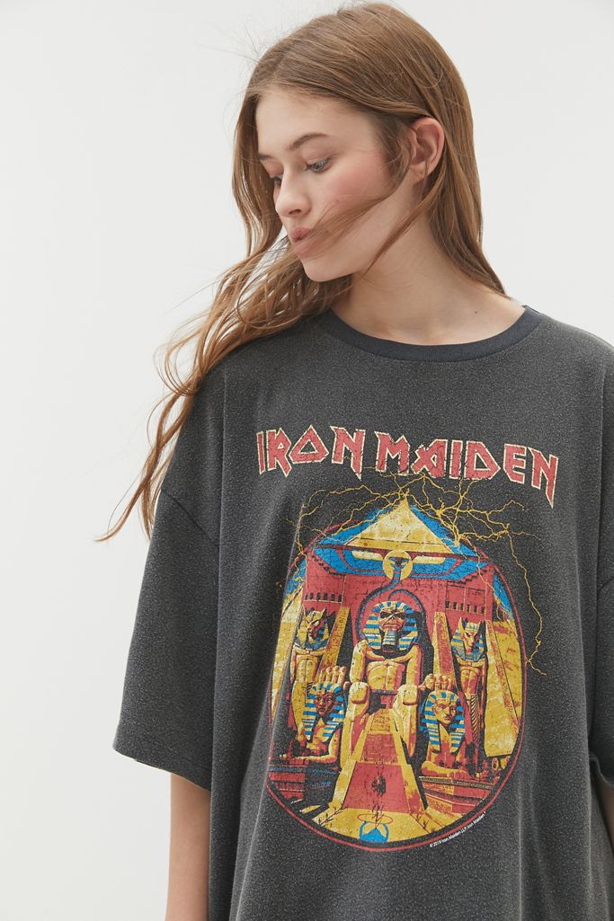 Robe tshirt délavée Iron Maiden Urban Outfitters Canada