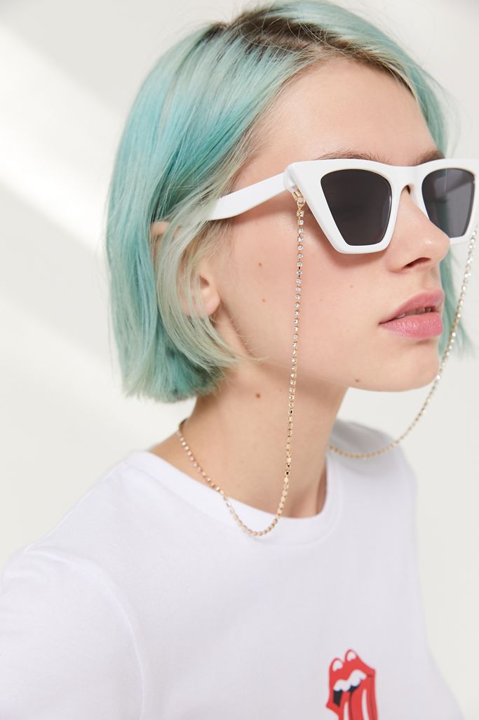 Rhinestone Sunglasses Chain Urban Outfitters Canada