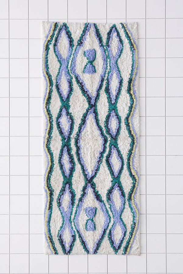 Slide View: 1: Maya Shag Runner Bath Mat
