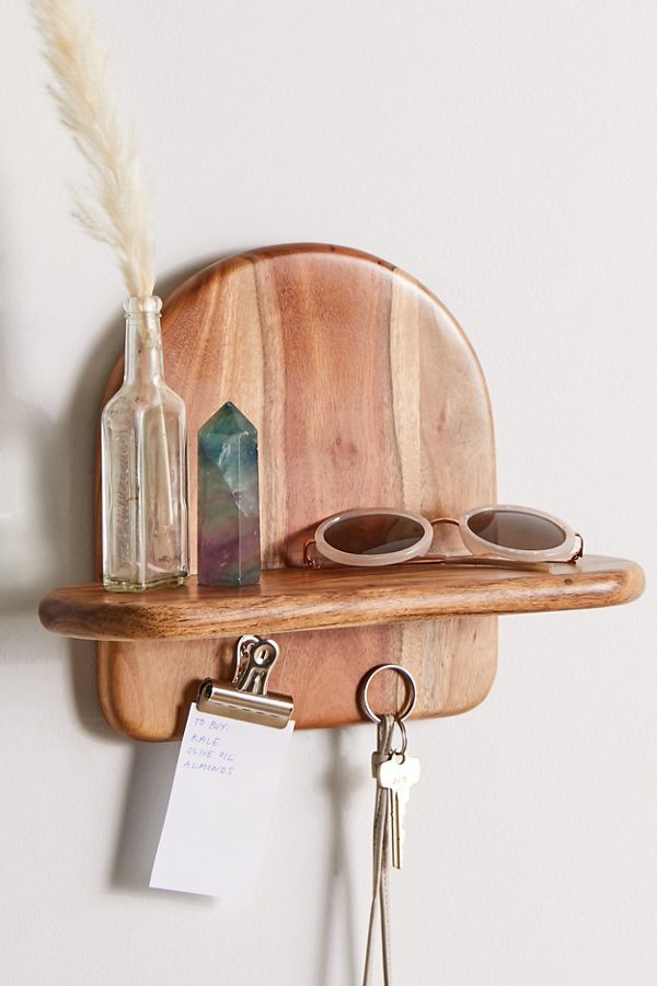 Slide View: 1: Carla Magnetic Entryway Wall Shelf