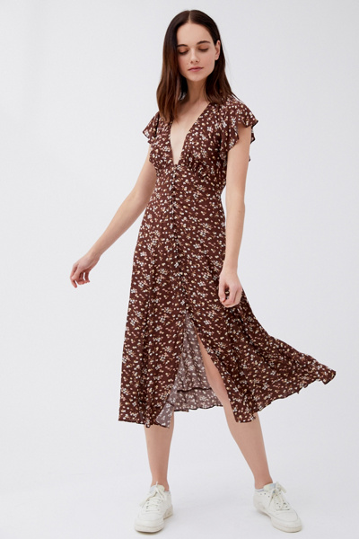 auguste midi dress