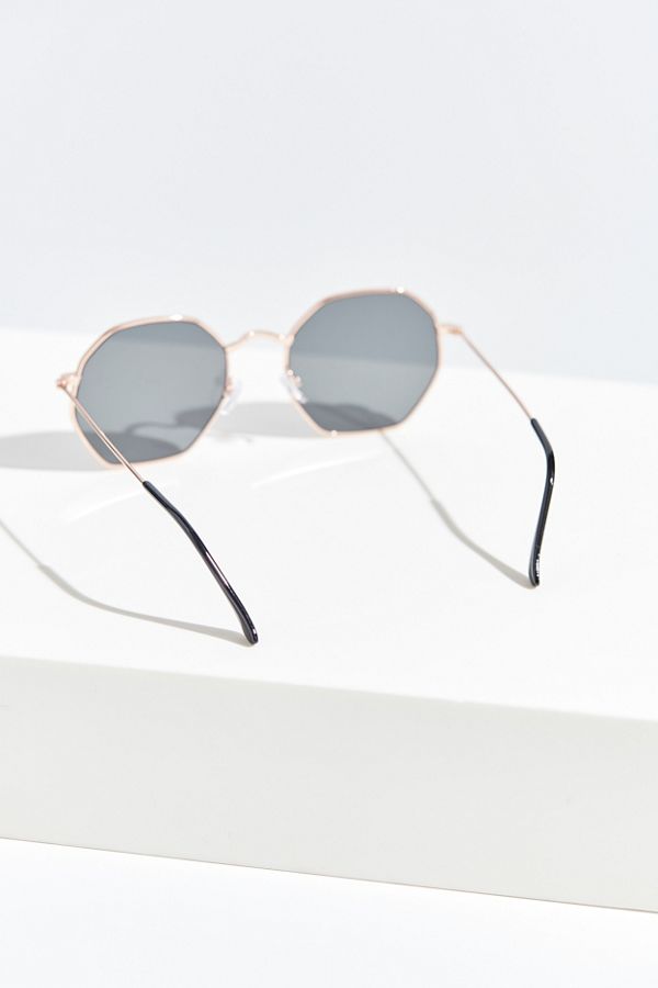 Hardie Metal Hexagon Sunglasses Urban Outfitters