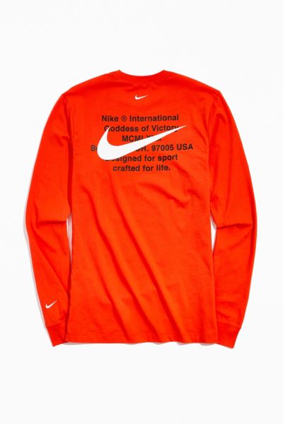 nike long sleeve swoosh