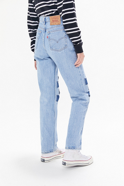 levis checkered jeans