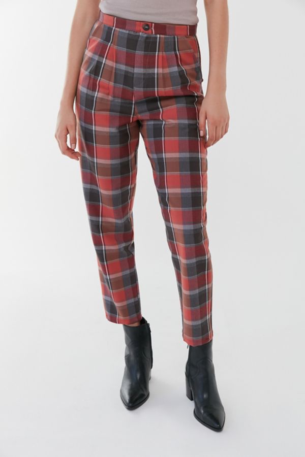 Urban Renewal Remnants Plaid Trouser Pant | Urban Outfitters