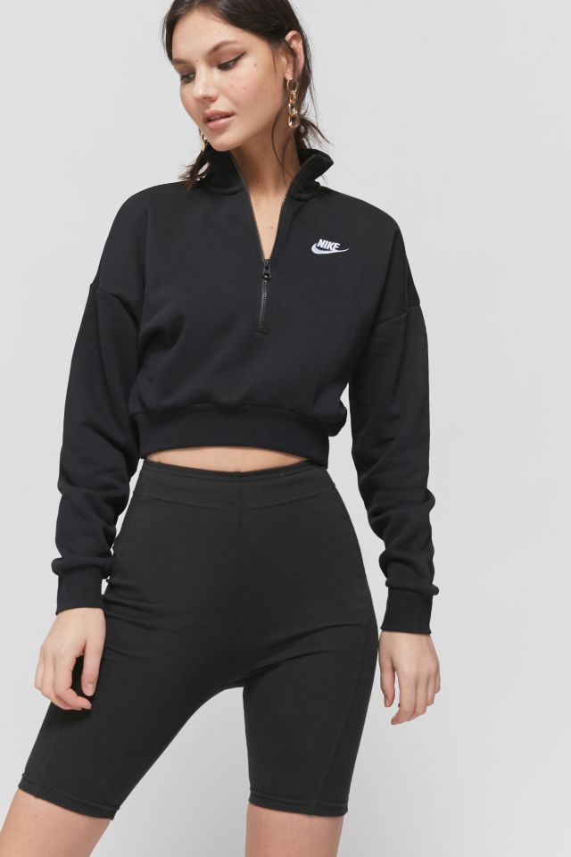 nike cropped sweat