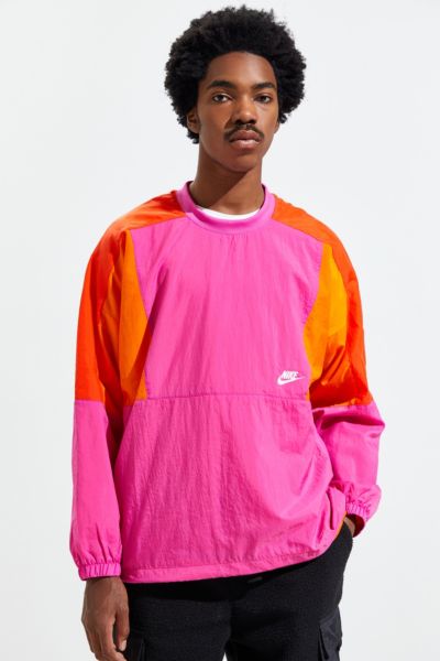 Nike Sportswear Colorblock Crew Neck Windbreaker | Urban Outfitters