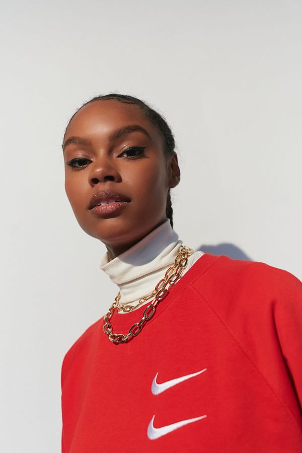 nike double swoosh hoodie red nike double swoosh hoodie red