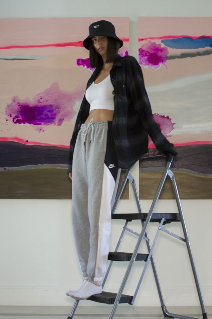 nike colorblock pants