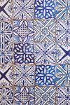 Blue Azulejos Kitchen Tile Decal #1