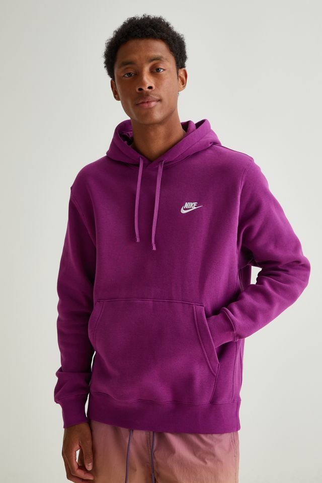 Nike Sportswear Club Fleece Hoodie Logo Sweatshirt | Urban Outfitters