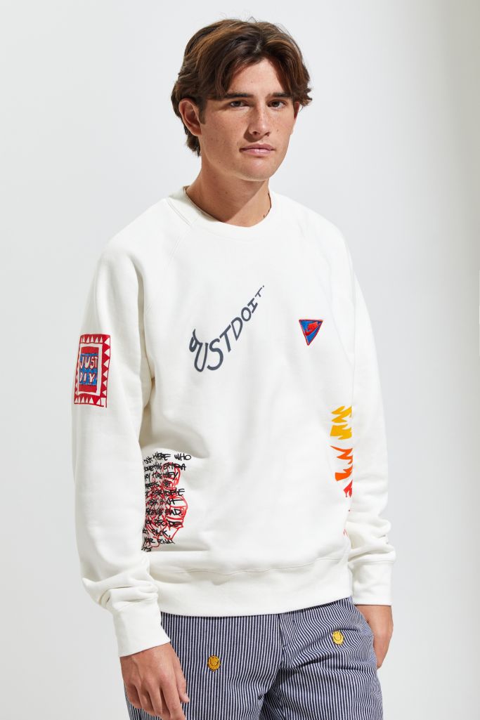 mens nike just do it sweatshirt