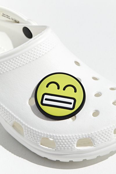 white crocs with charms