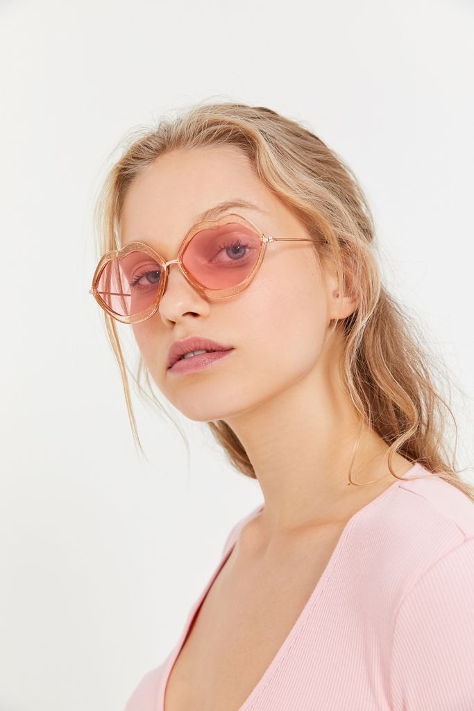 Lips Combination Sunglasses Urban Outfitters