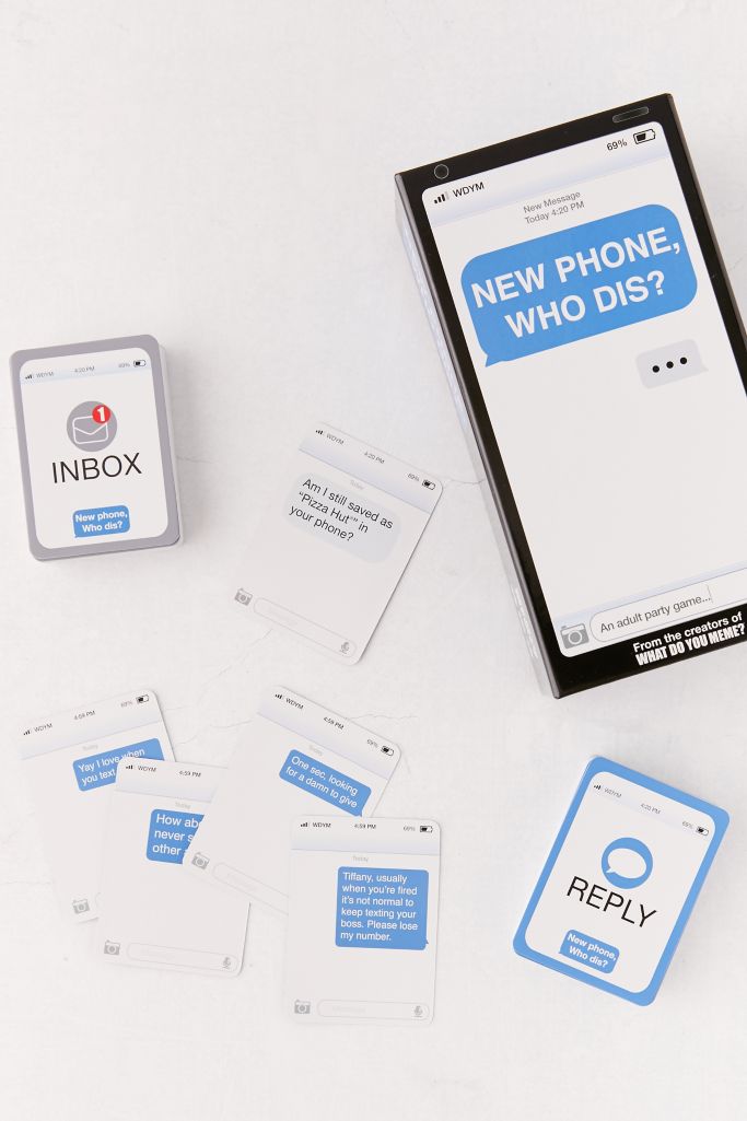 New Phone, Who Dis? Card Game | Urban Outfitters