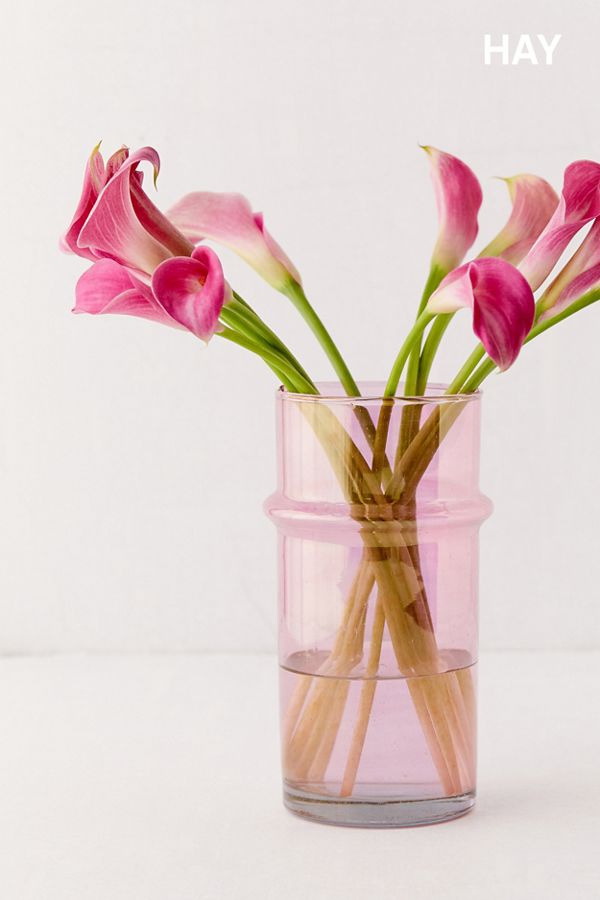 Slide View: 1: HAY Small Glass Moroccan Vase