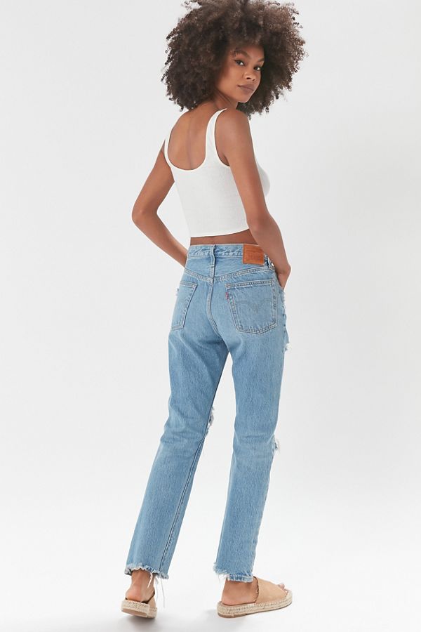 Levi’s 501 High-Waisted Tapered Jean – Luxor Street | Urban Outfitters