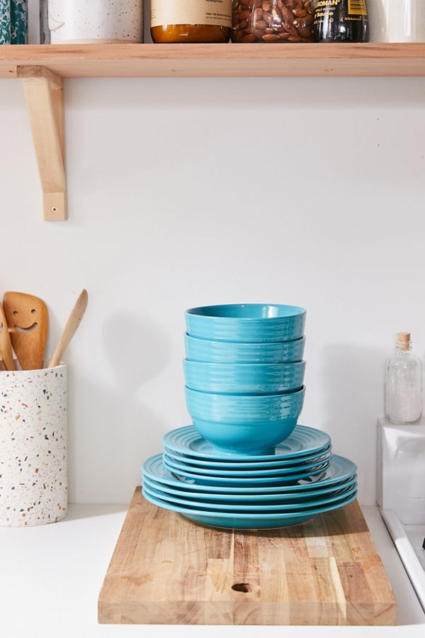 Slide View: 1: Plaza 12-Piece Dinnerware Set
