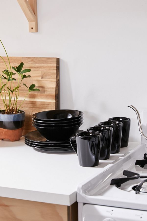 Slide View: 1: Ryder 12-Piece Dinnerware Set