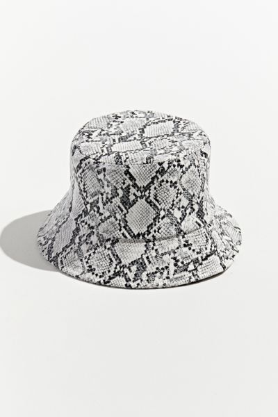 snake print bucket hat