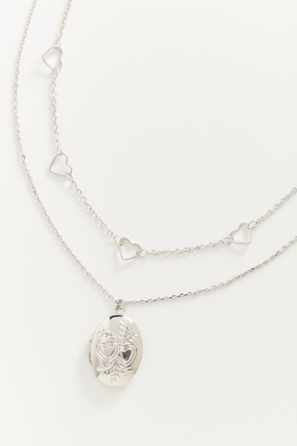 Elle Locket Layering Necklace Set | Urban Outfitters