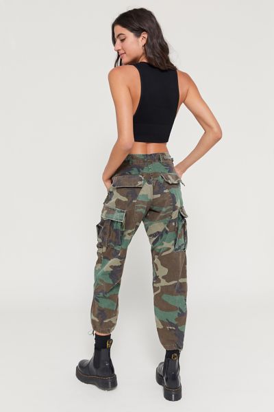 womens camo cargo pants urban outfitters