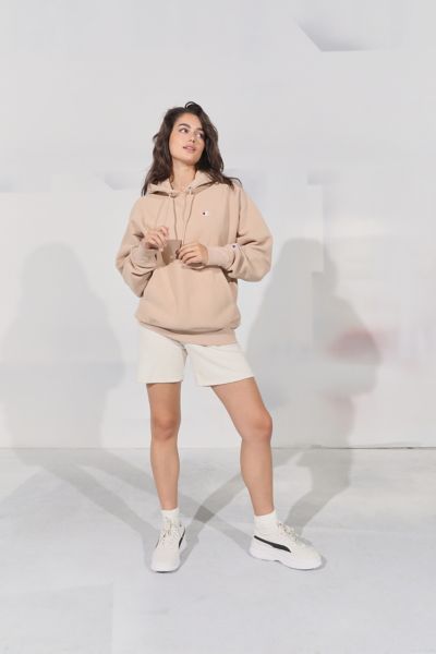 champion classic logo patch hoodie sweatshirt