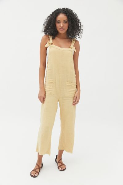 khaki overall jumpsuit