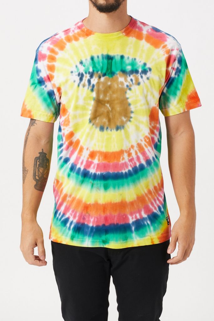 Grizzly Home Grown Shroom Tie Dye T-Shirt | Urban Outfitters