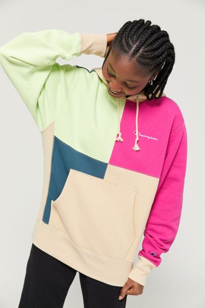 champion white hoodie urban outfitters
