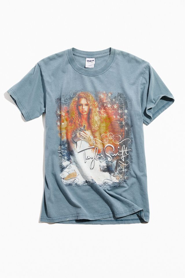 Vintage Turquoise Taylor Swift Tee | Urban Outfitters
