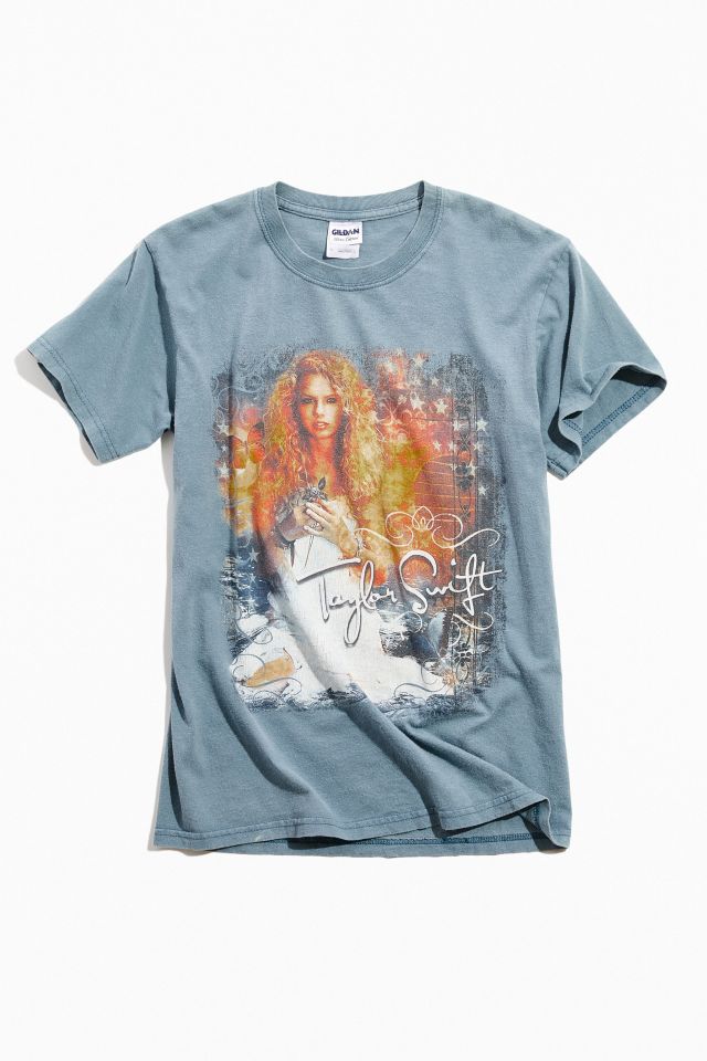 Vintage Turquoise Taylor Swift Tee | Urban Outfitters