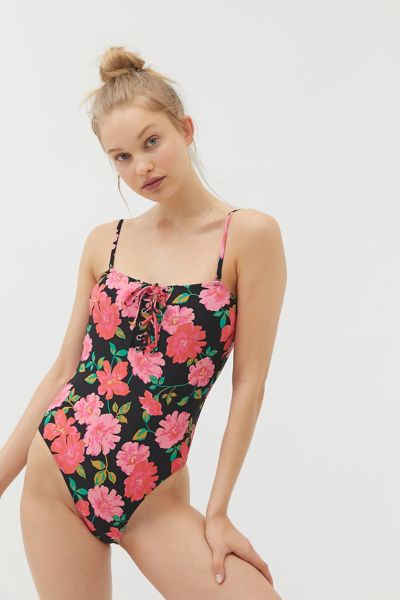 billabong pink one piece