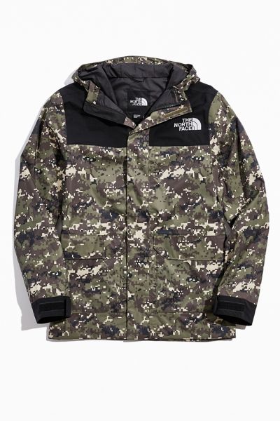 north face camo bubble jacket