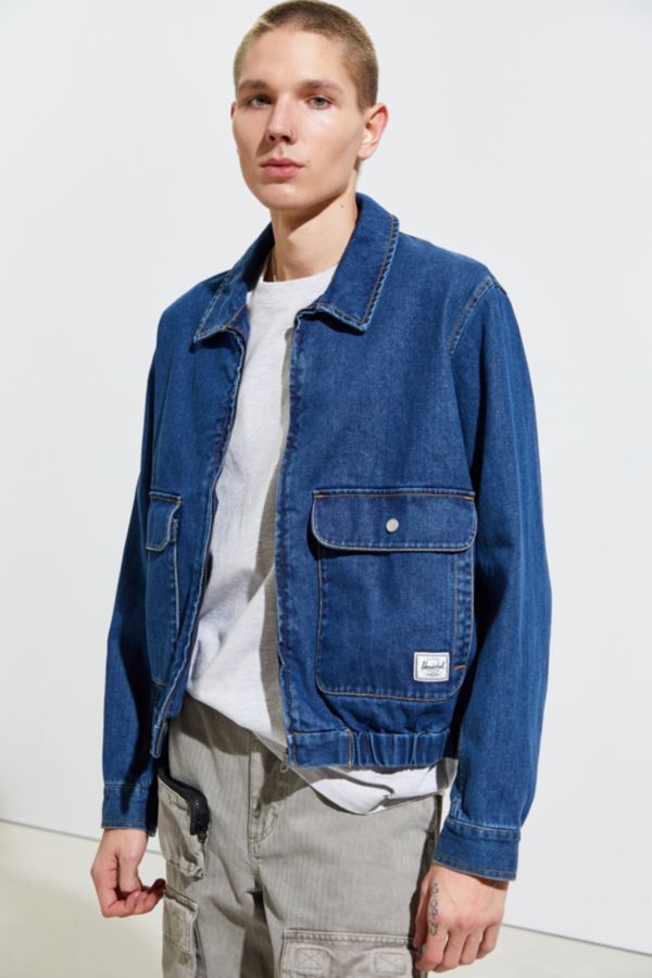 Herschel Supply Co. Denim Bomber Jacket Urban Outfitters Canada