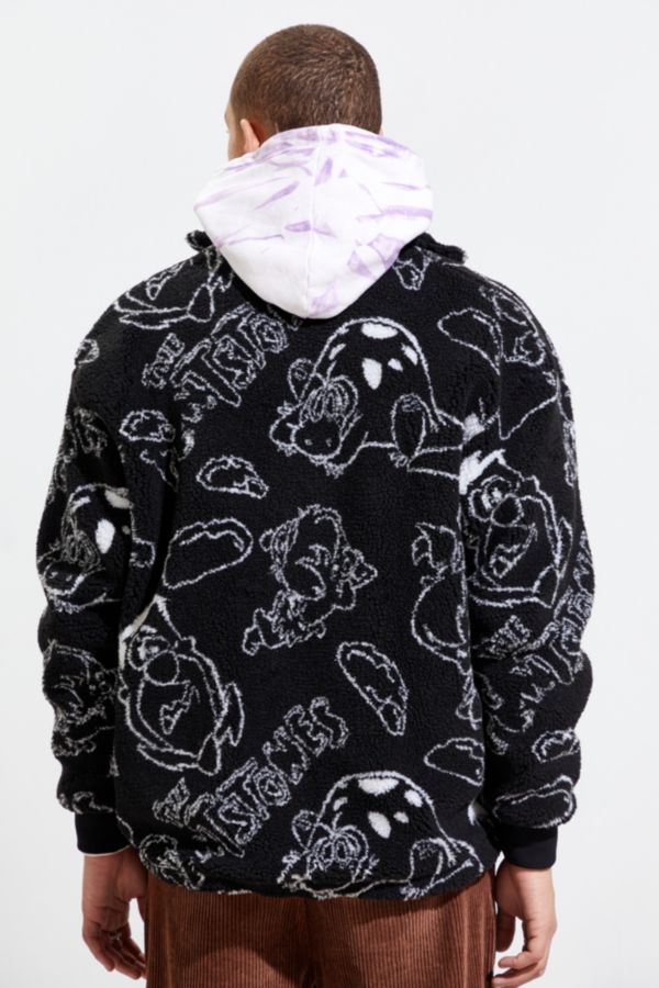 Lazy Oaf X The Flintstones Fleece Jacket | Urban Outfitters