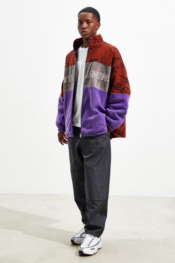 Les Benjamins Colorblock Fleece Jacket | Urban Outfitters