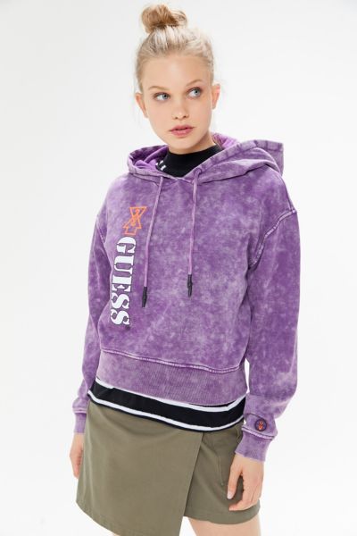 GUESS X 88rising Cropped Hoodie Sweatshirt | Urban Outfitters