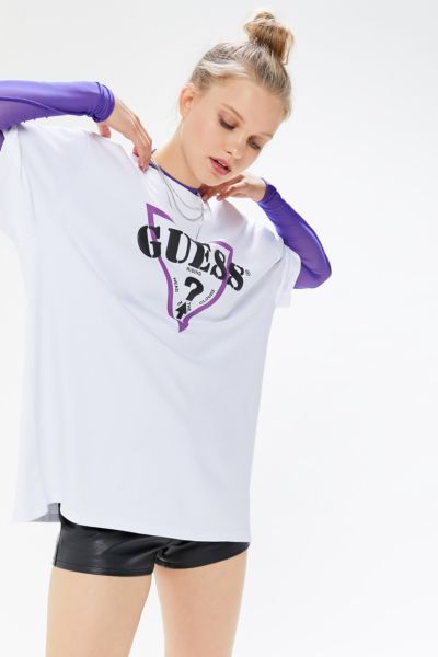 guess oversized tee womens